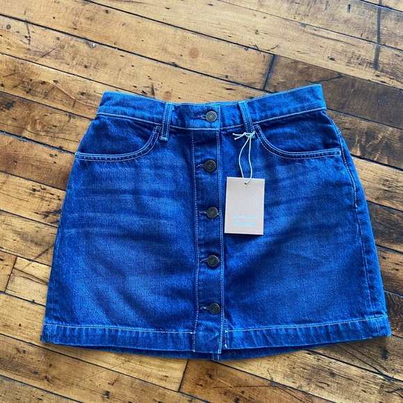 NWT Reformation Alison Denim Skirt - Sold Out! - Picture 1 of 5